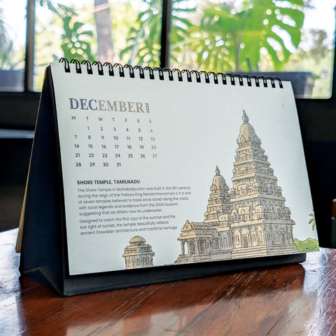STONES THAT SPEAK DESK CALENDAR