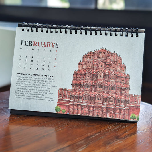 STONES THAT SPEAK DESK CALENDAR