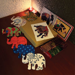 ELEPHANT GIFT SET - Pune Handmade Papers