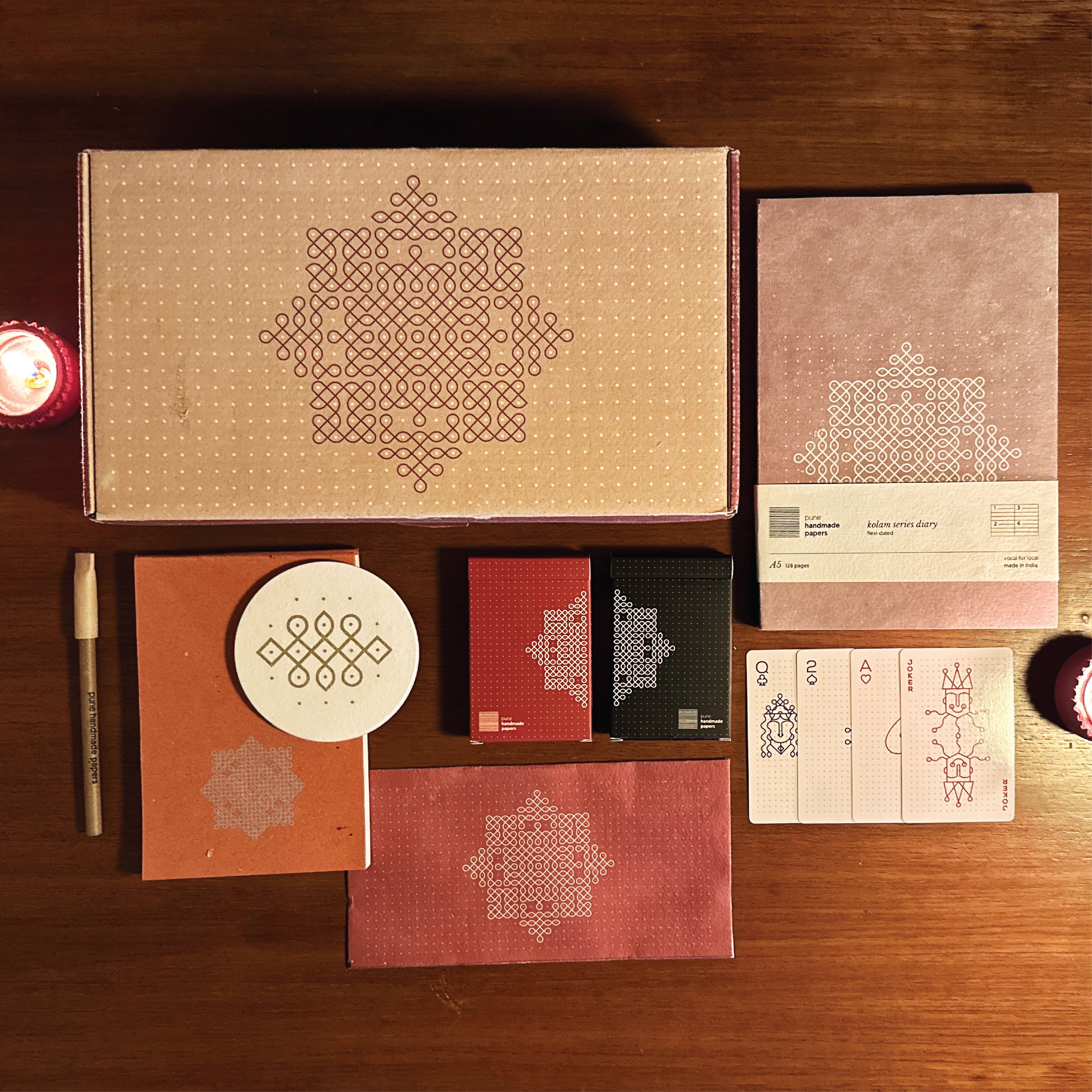 KOLAM CORPORATE GIFT SET - Pune Handmade Papers