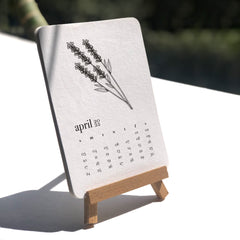 CALENDAR ON EASEL STAND - Pune Handmade Papers