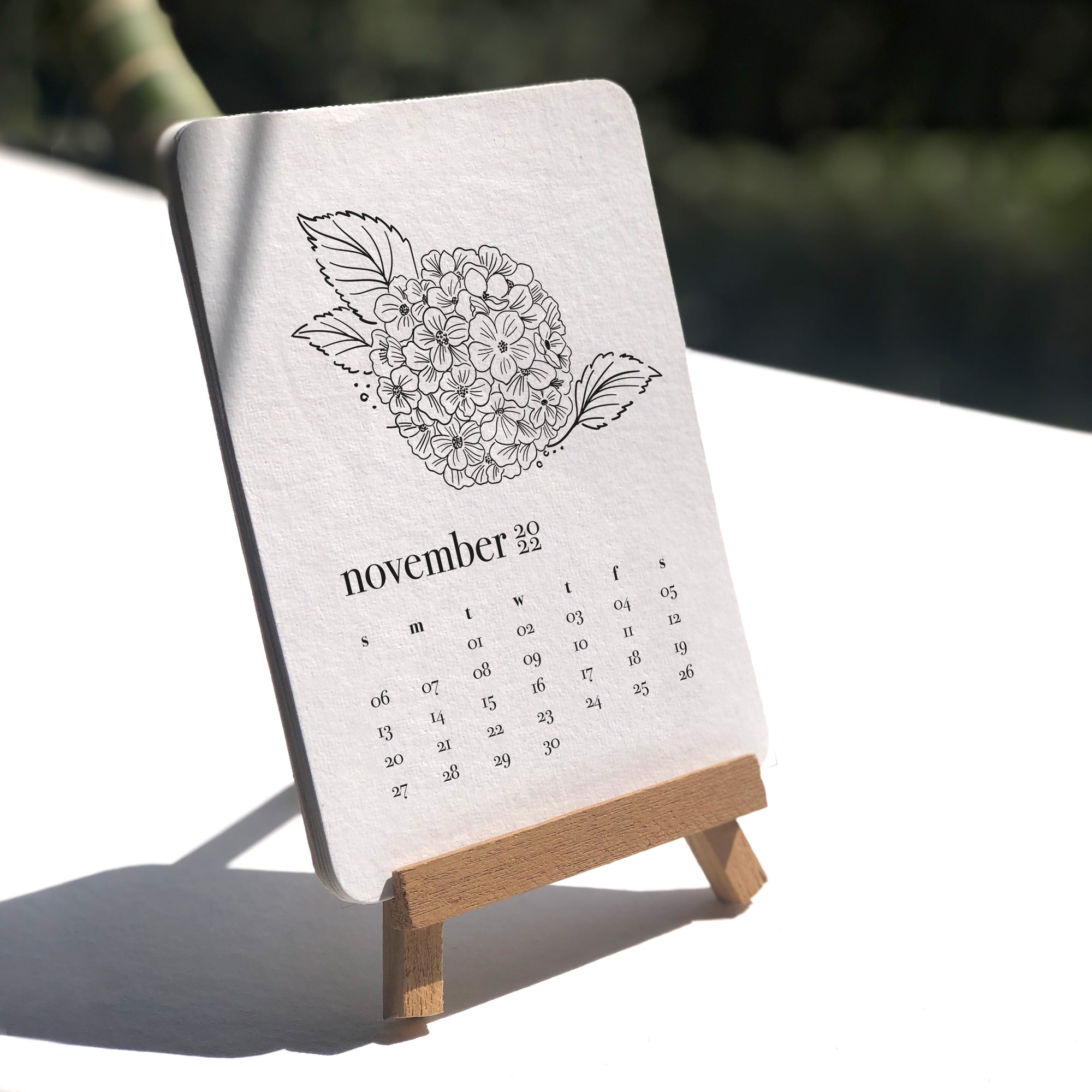 CALENDAR ON EASEL STAND - Pune Handmade Papers