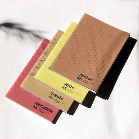 GEOMETRIC NOTEBOOKS - A5 - Pune Handmade Papers