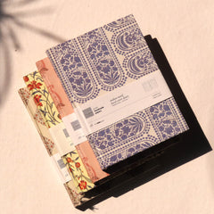 INDIAN MOTIF HARDCOVER DIARY - Pune Handmade Papers