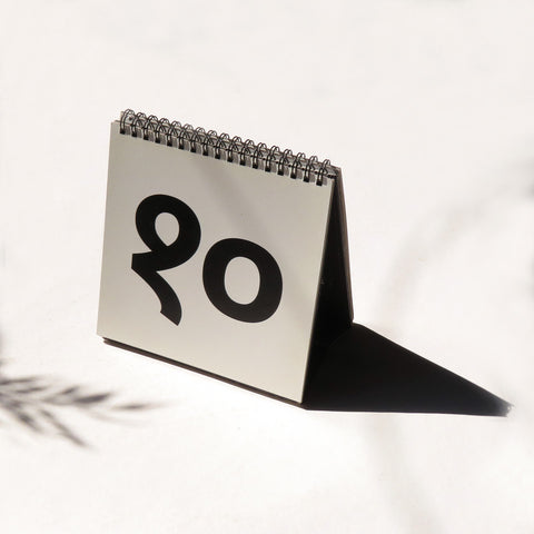 TIMELESS SQUARE TABLE CALENDAR - Pune Handmade Papers