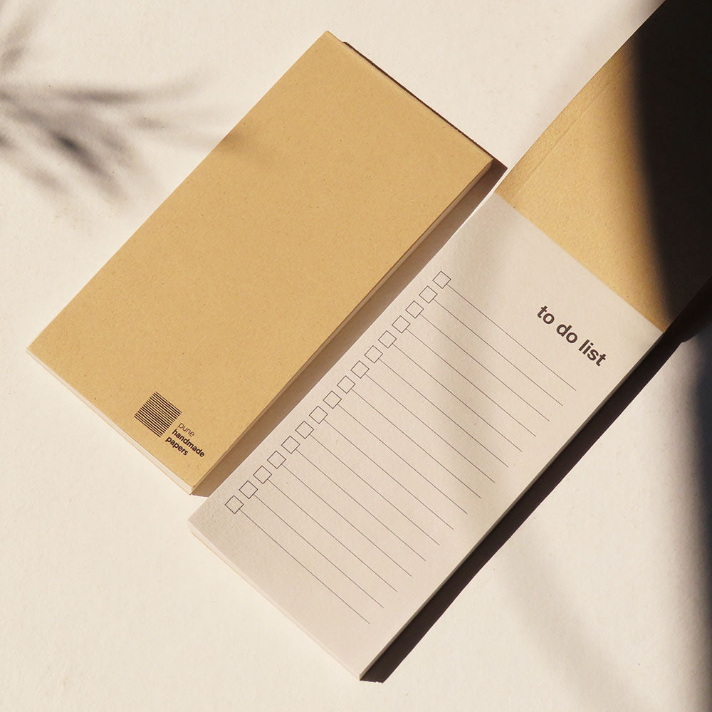 TO DO LIST DESKTOP PAD - Pune Handmade Papers